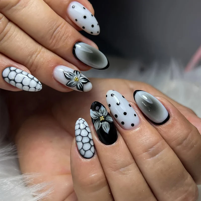 Artistic Acrylic Nail Art Stornfield