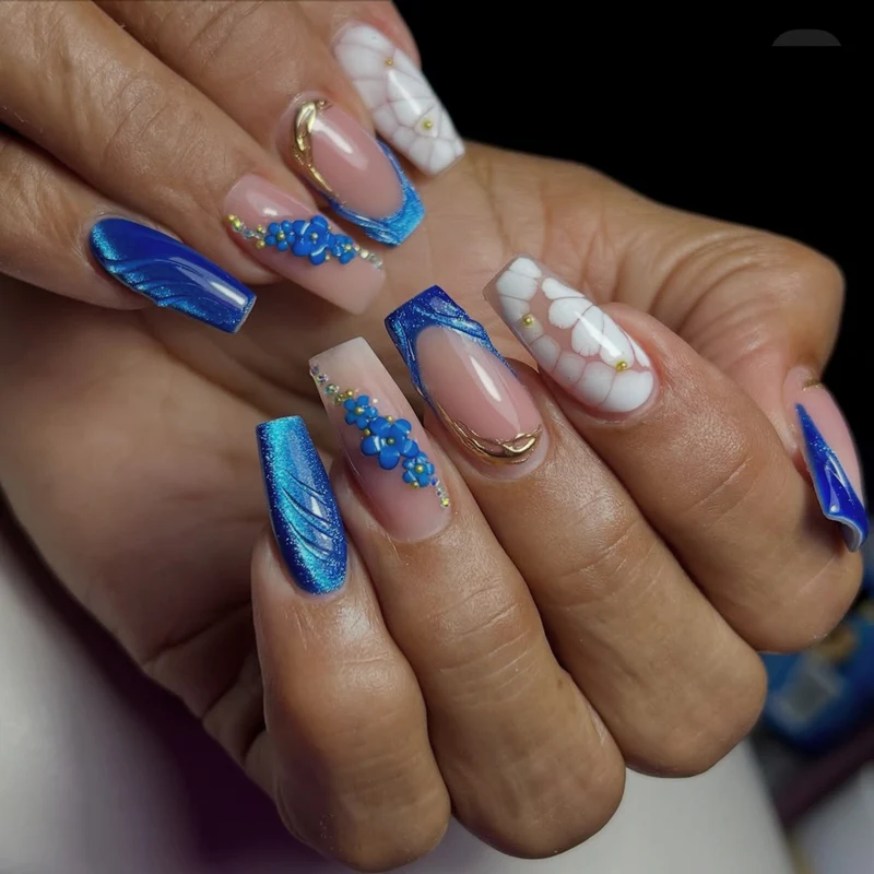 Artistic 3D Nail Art Extensions Stornfield