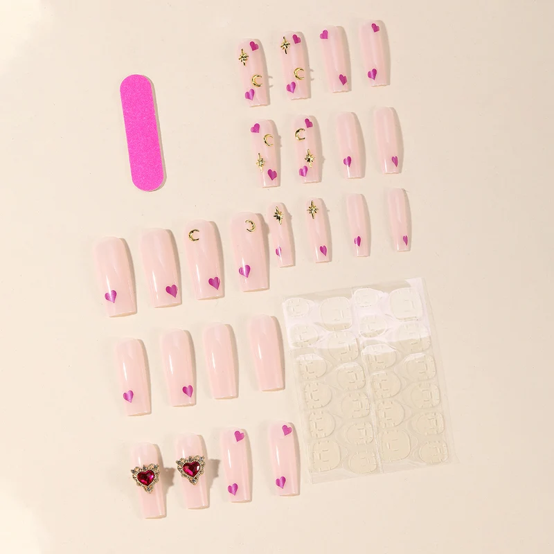 Artistic 3D Heart Nail Art Stornfield