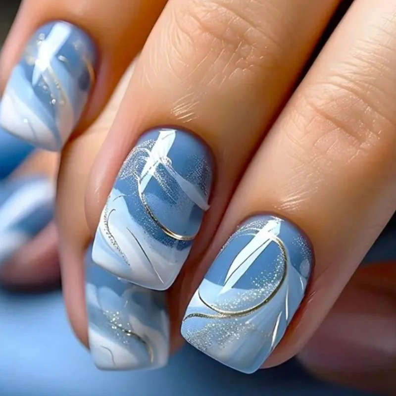 Artistic 3D Acrylic Nail Art Extensions Stornfield