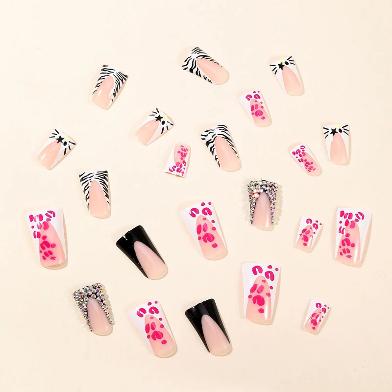 Artistic 3D Acrylic Nail Art Extensions Stornfield
