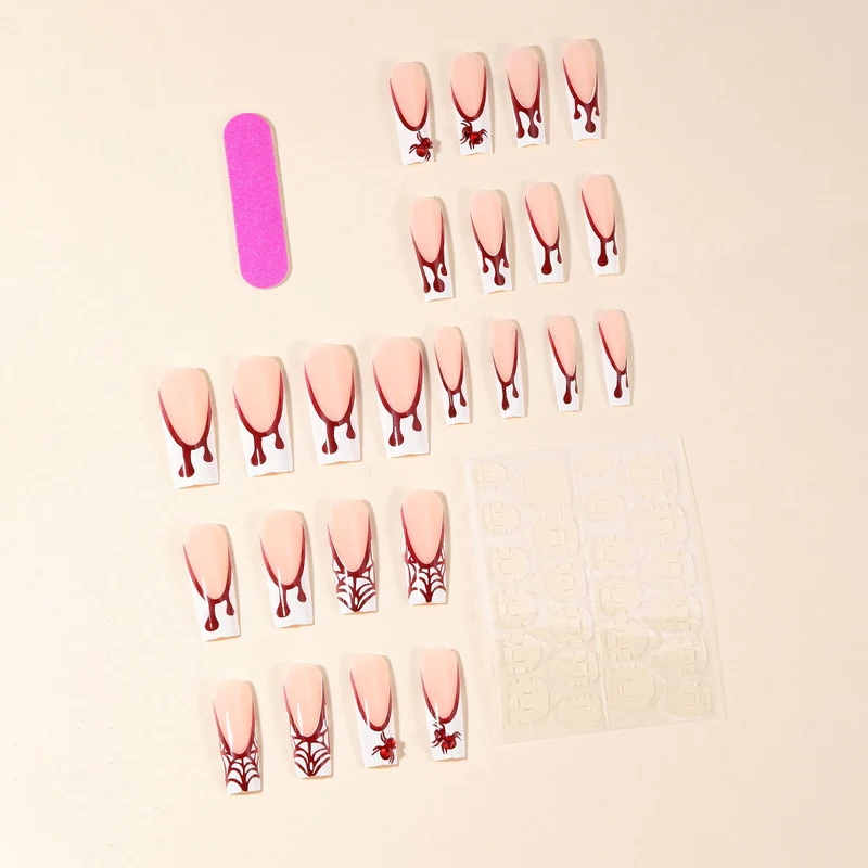 3D Spider and Web Nail Art Extensions Stornfield