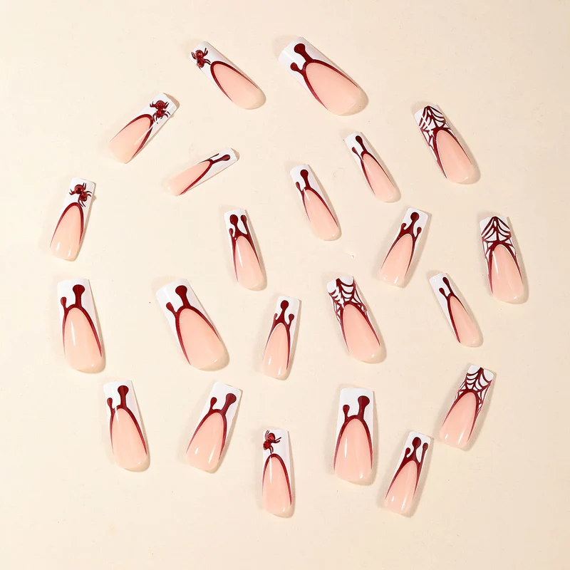 3D Spider and Web Nail Art Extensions Stornfield