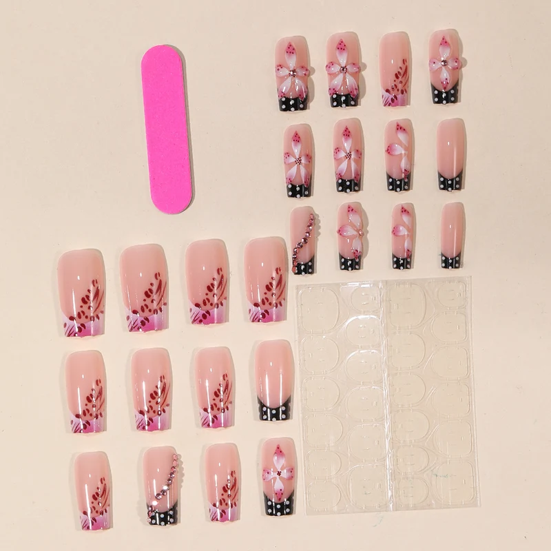 3D Floral Nail Art Extensions Stornfield