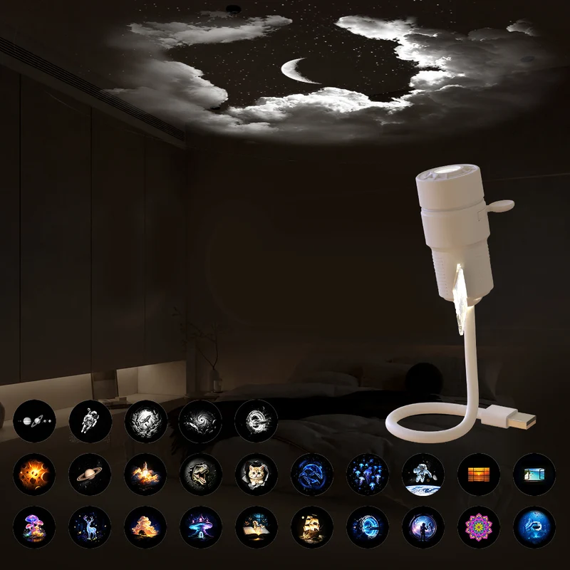 USB Starry Sky Projection Light with Dual Mode
