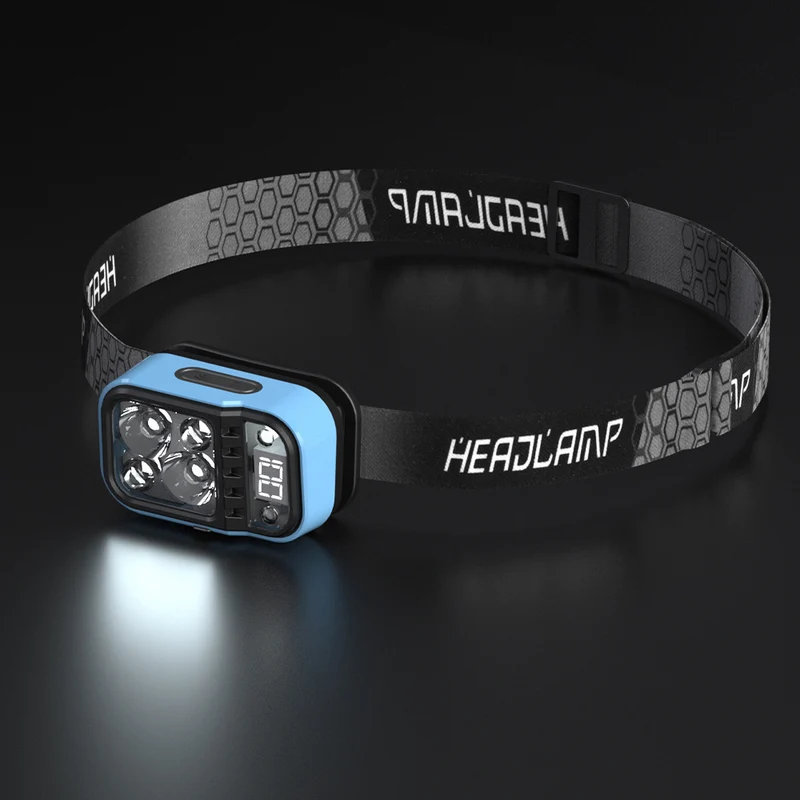 LED-Headlamp USB Charging with Sensor