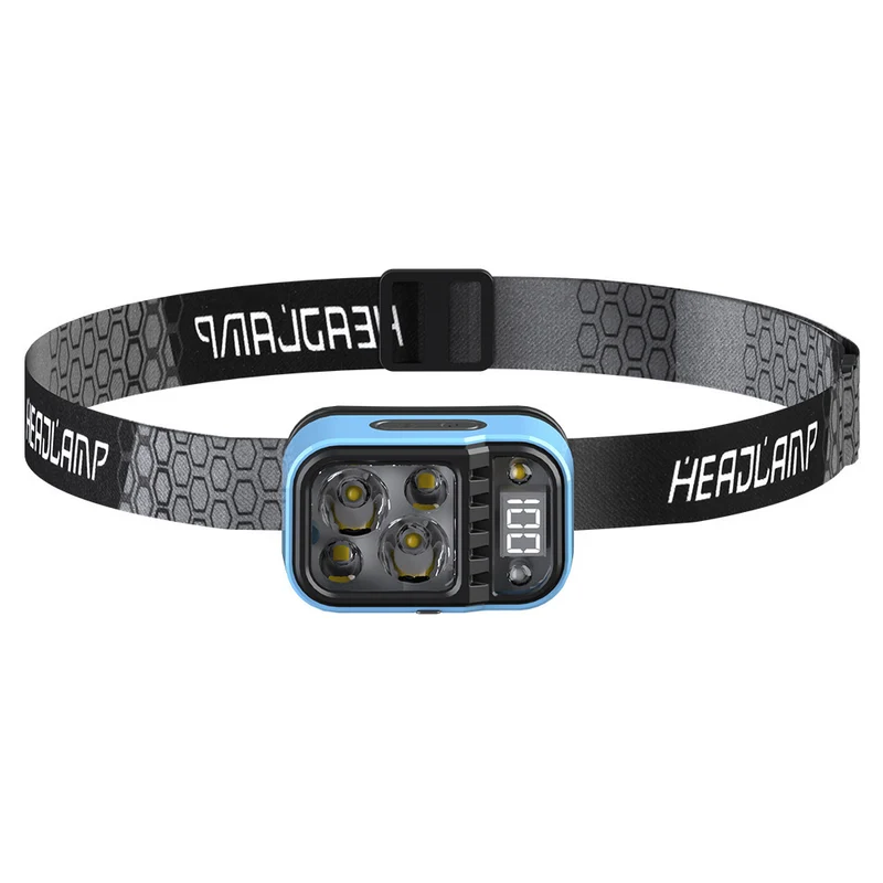 LED-Headlamp USB Charging with Sensor