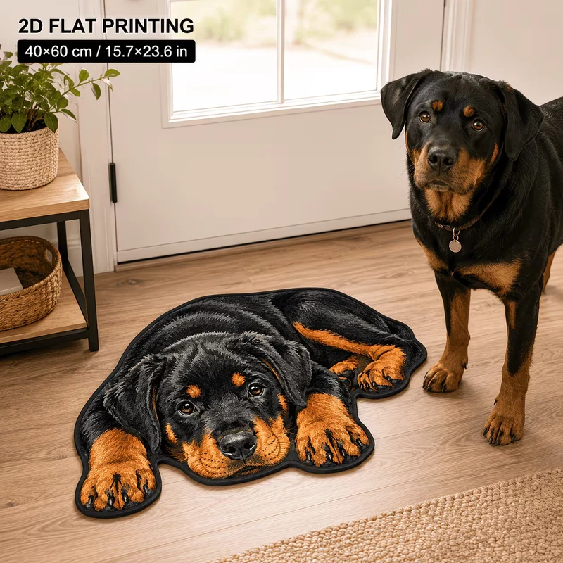 Rottweiler-Themen Dekorativer Teppich
