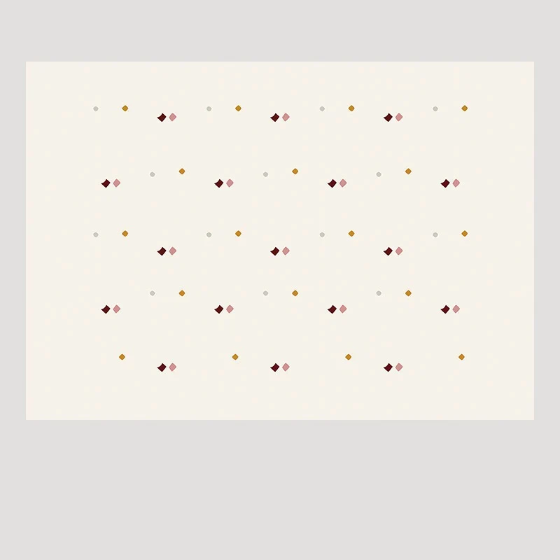 Dekorativer geometrischer Bodenmatte
