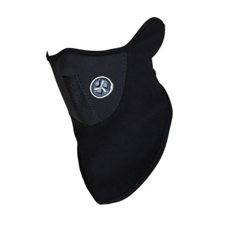 Face mask for cycling, warming, with fleece