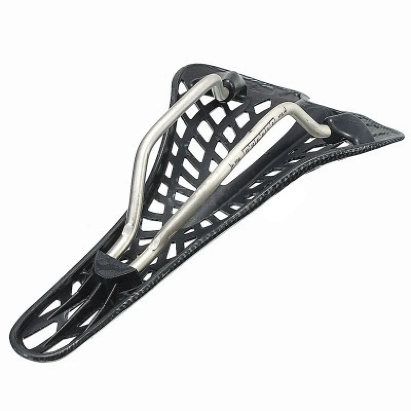 Bicycle saddle made of carbon fiber
