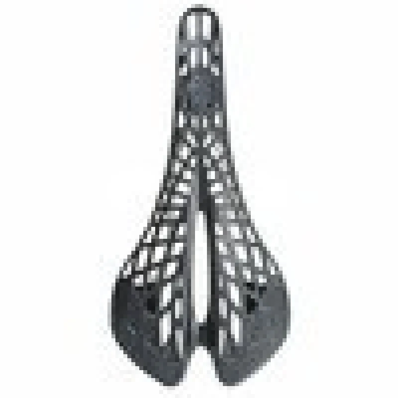 Bicycle saddle made of carbon fiber