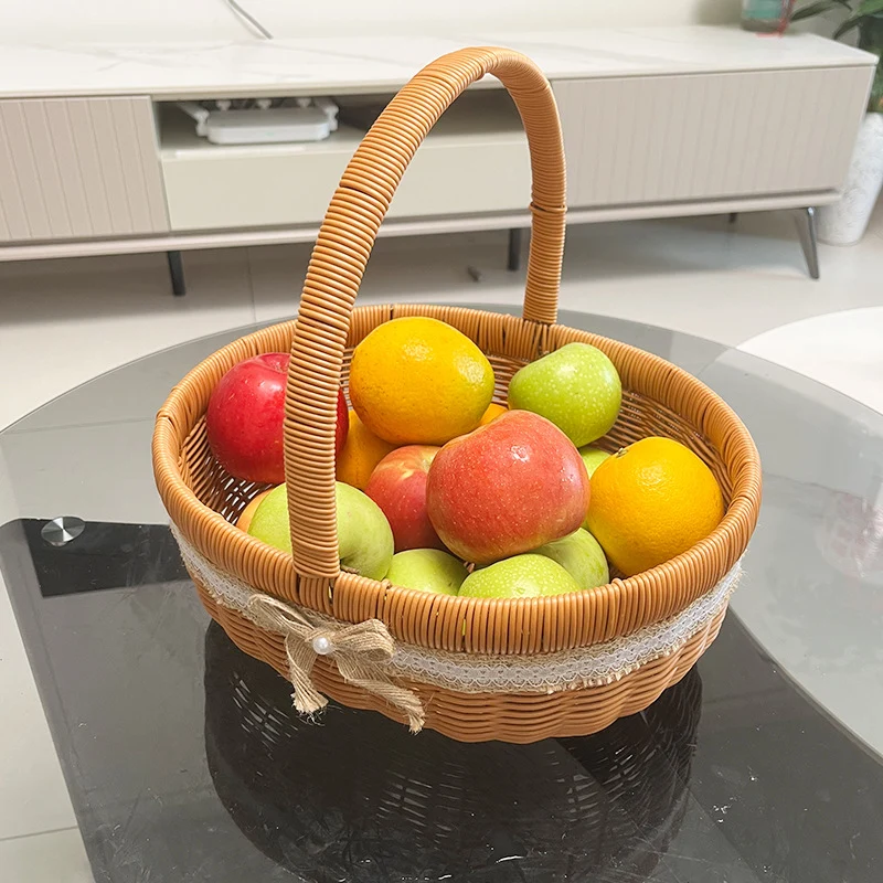 Handcrafted Decorative Wicker Basket Stornfield