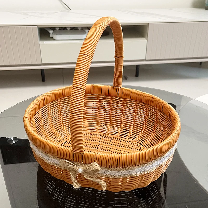 Handcrafted Decorative Wicker Basket Stornfield