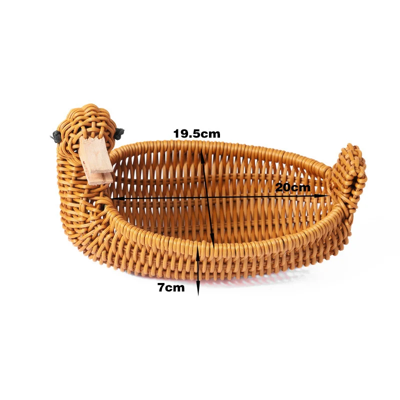 Frog-Shaped Decorative Woven Basket Stornfield