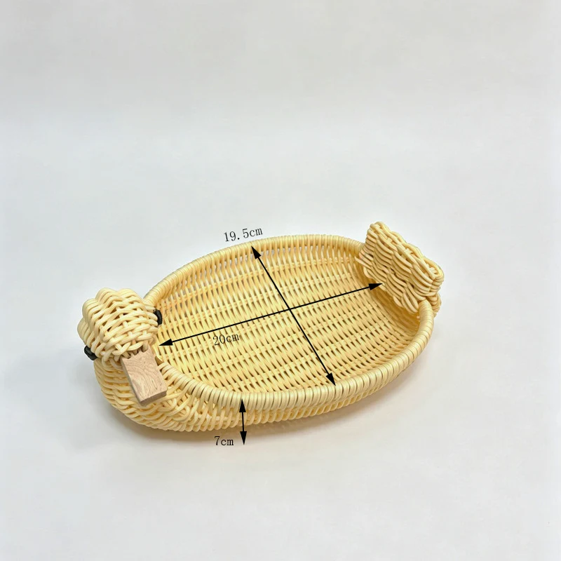 Frog-Shaped Decorative Woven Basket Stornfield