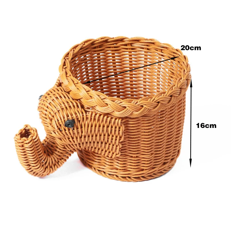 Frog-Shaped Decorative Woven Basket Stornfield