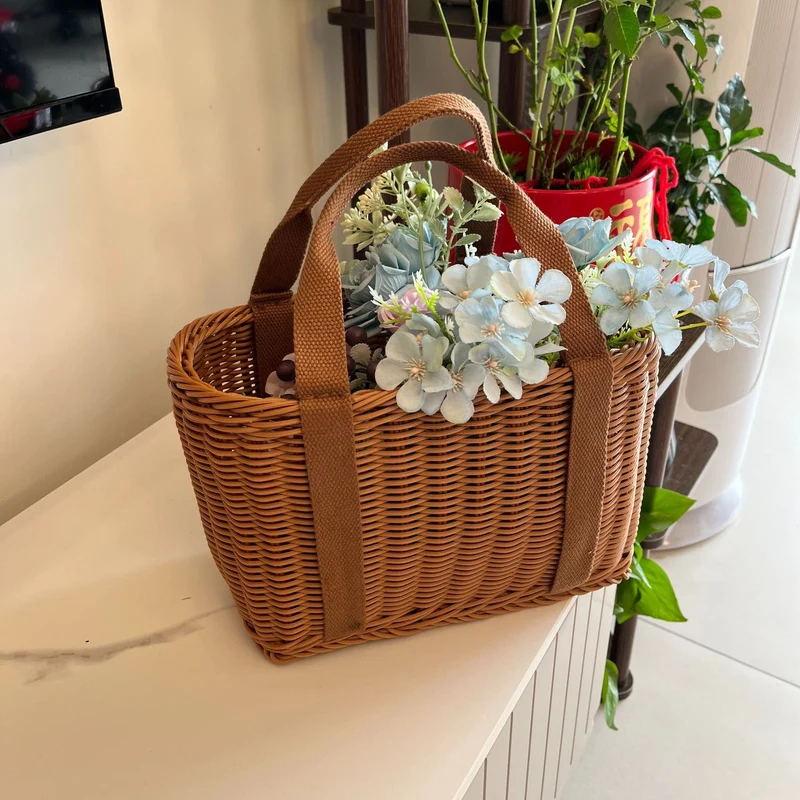Elegant Woven Picnic Basket Stornfield