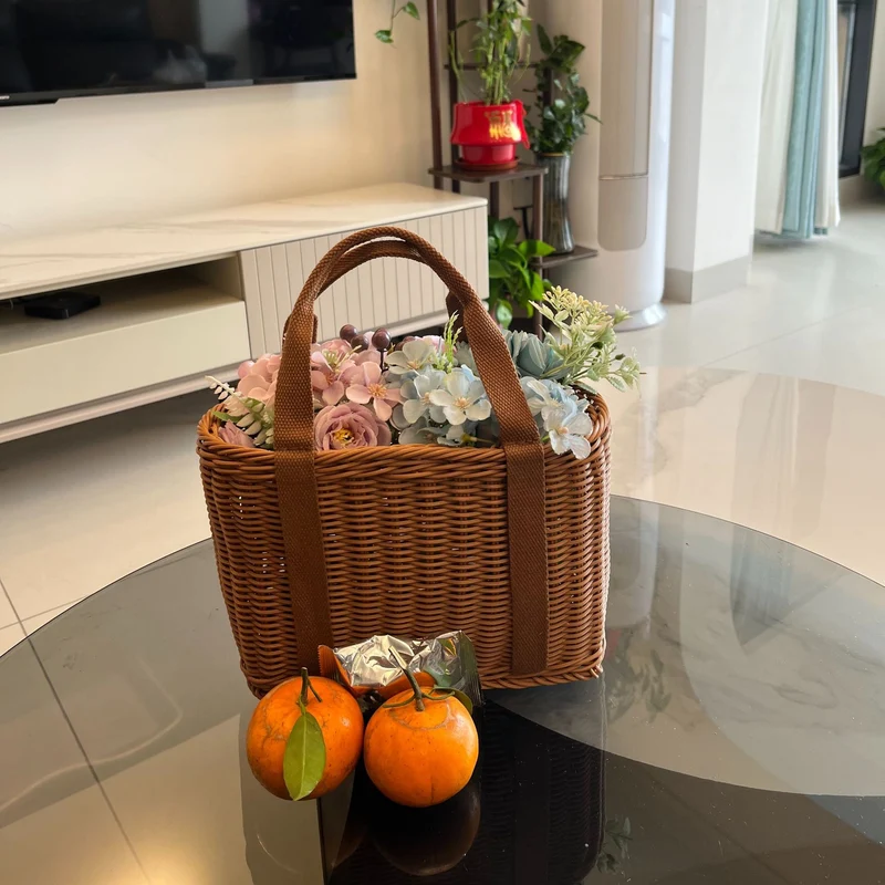 Elegant Woven Picnic Basket Stornfield