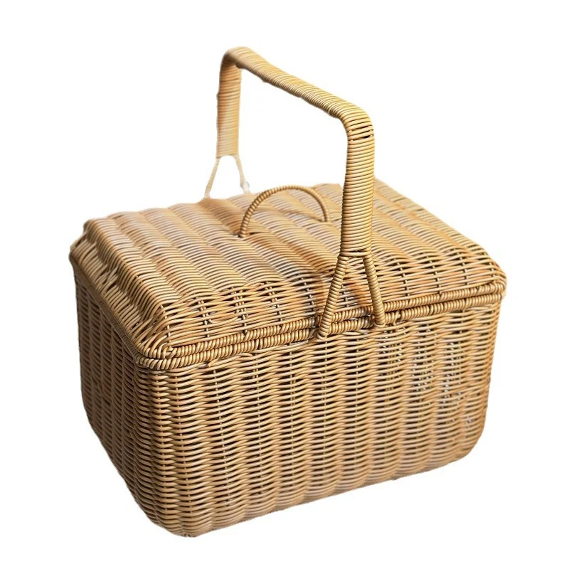 Elegant Woven Picnic Basket Stornfield