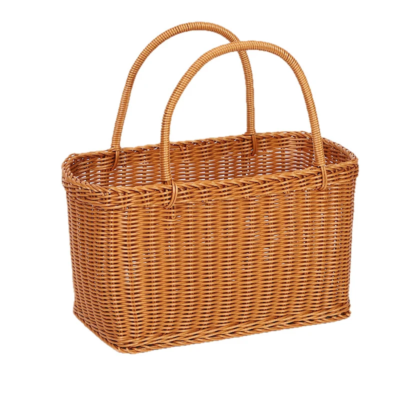 Elegant Woven Picnic Basket Stornfield