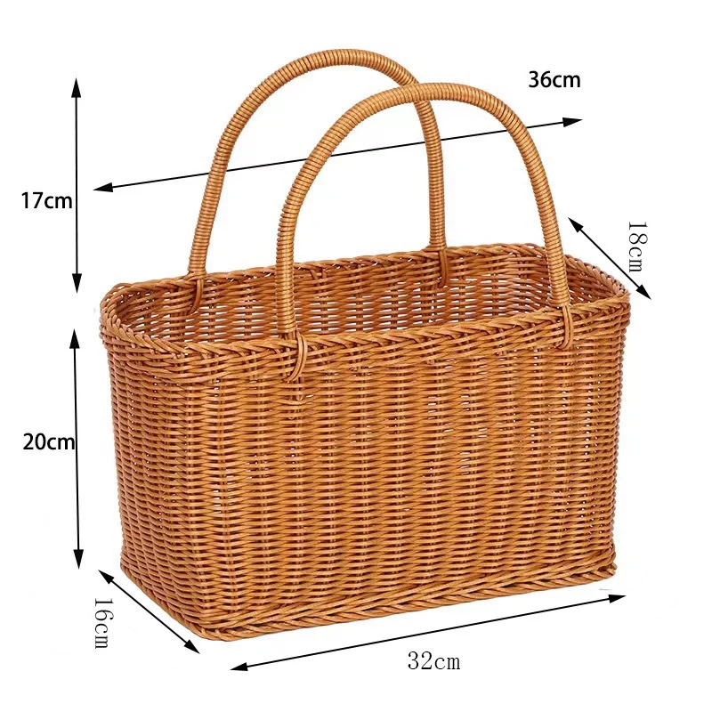 Elegant Woven Picnic Basket Stornfield