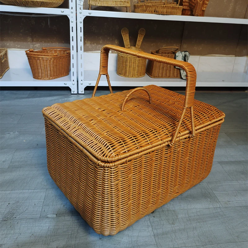 Elegant Woven Picnic Basket Stornfield