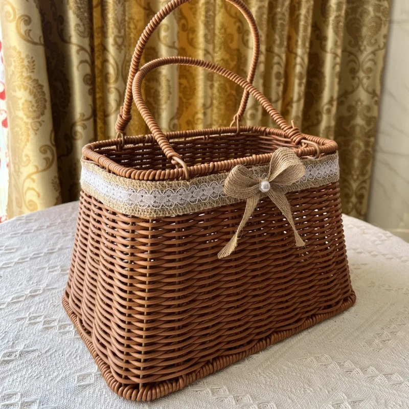 Elegant Woven Picnic Basket Stornfield