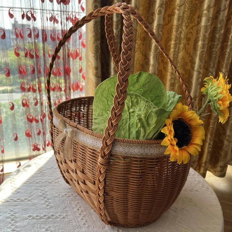 Elegant Woven Picnic Basket Stornfield