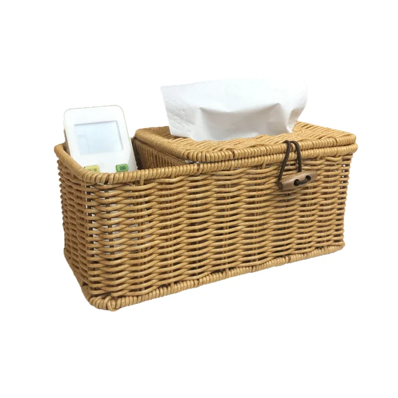 Decorative Woven Tissue Box Holder Stornfield
