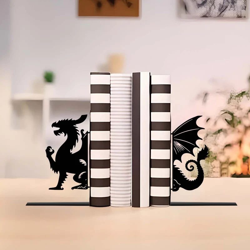 Fantasy-Themen Deko-Bücherstützen