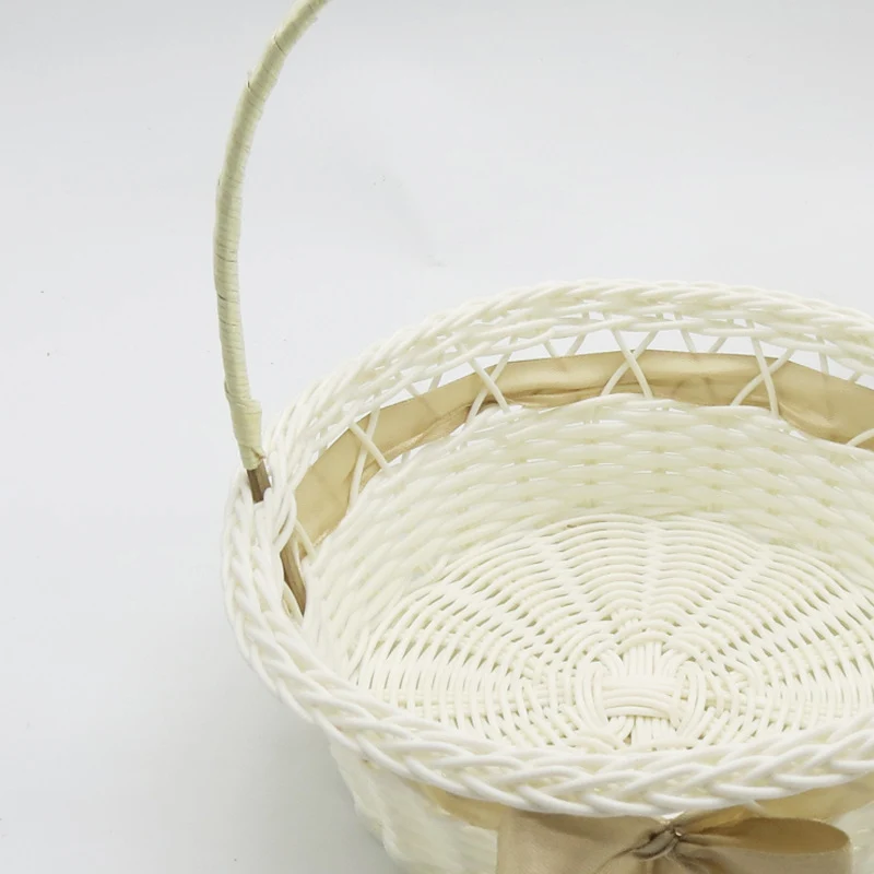 Decorative Woven Storage Basket with Handle Stornfield