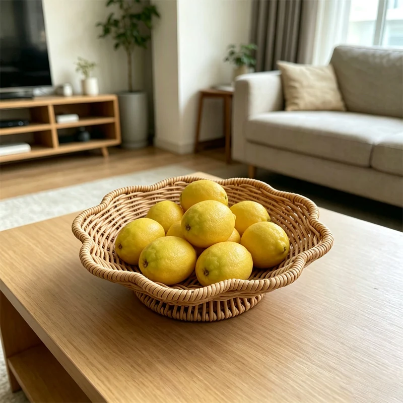 Decorative Woven Serving Bowl Stornfield