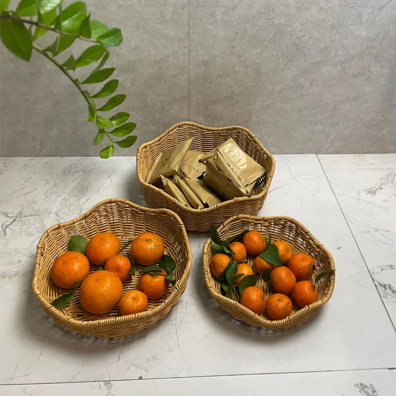 Decorative Woven Serving Basket Stornfield