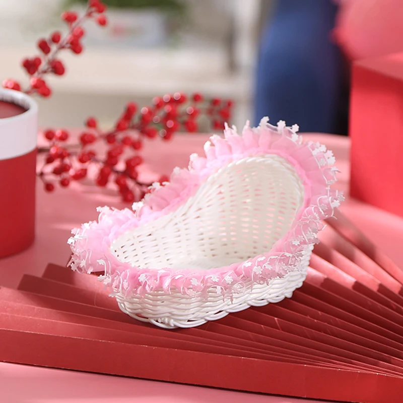 Decorative Woven Lace Basket Stornfield