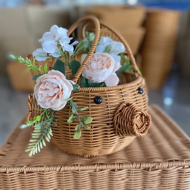Decorative Woven Duck-Shaped Basket Stornfield