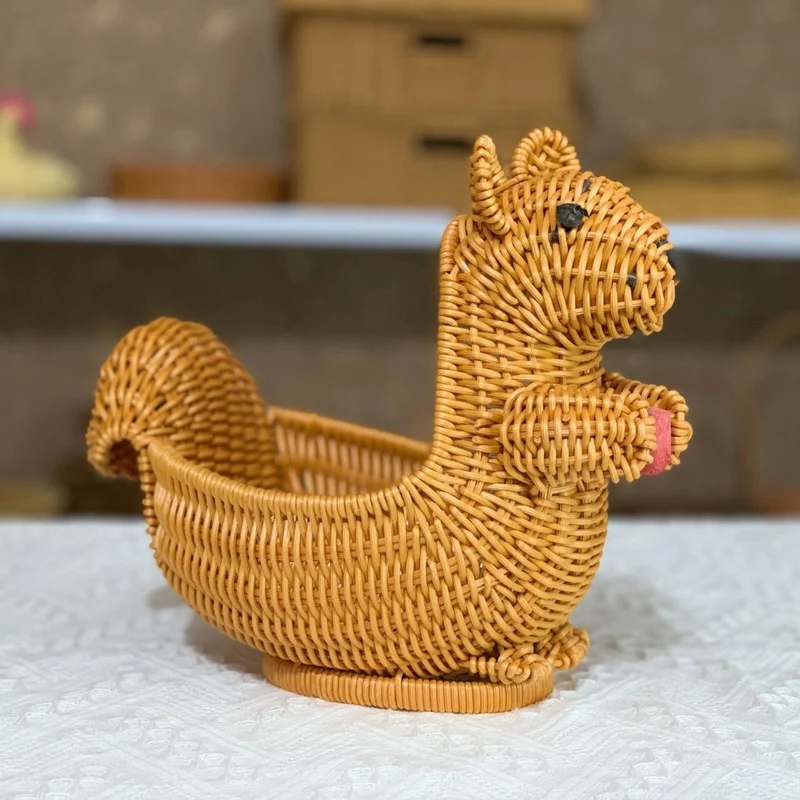 Decorative Woven Duck-Shaped Basket Stornfield