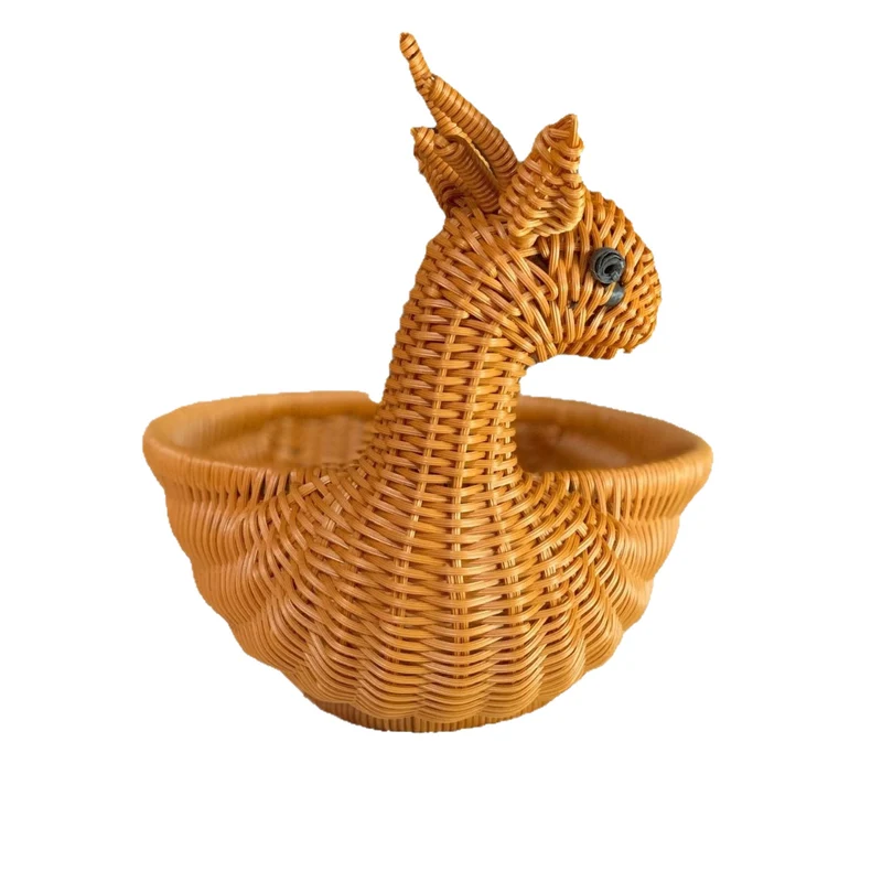 Decorative Woven Duck-Shaped Basket Stornfield