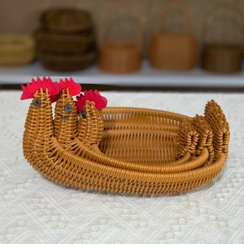 Decorative Woven Duck-Shaped Basket Stornfield
