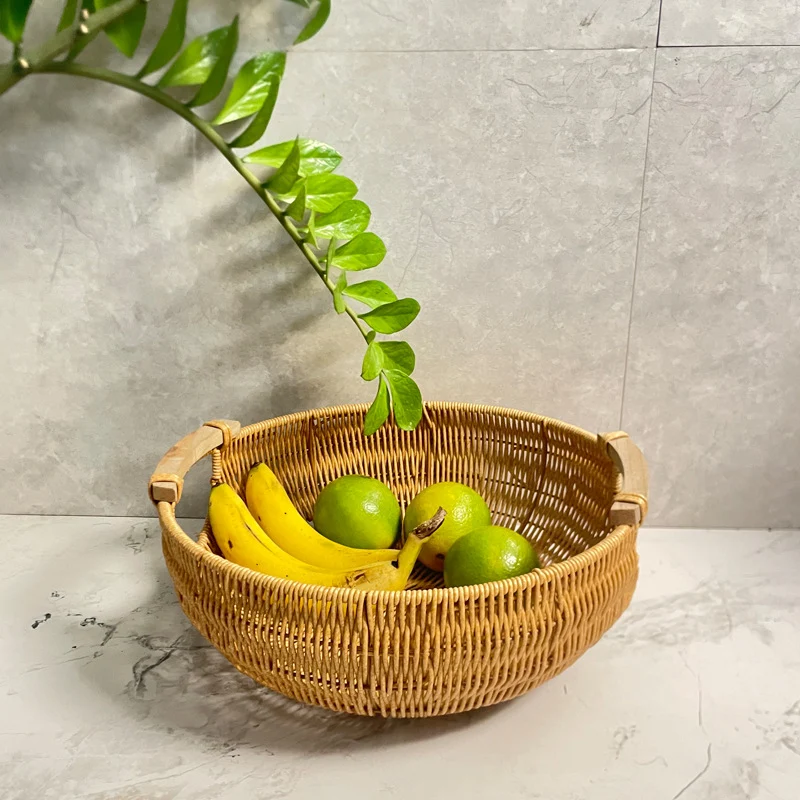 Decorative Wicker Storage Basket Stornfield