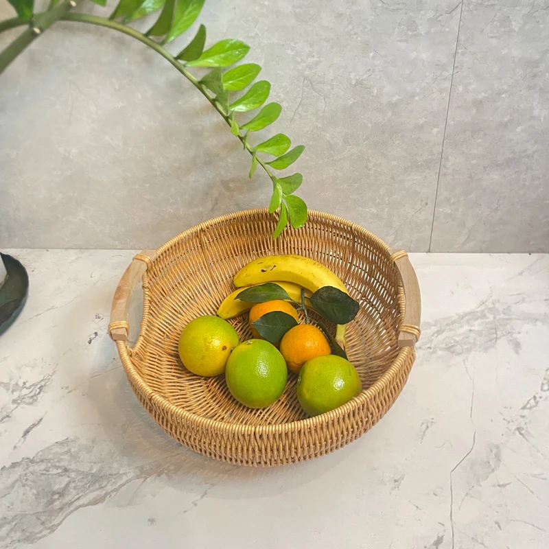 Decorative Wicker Storage Basket Stornfield
