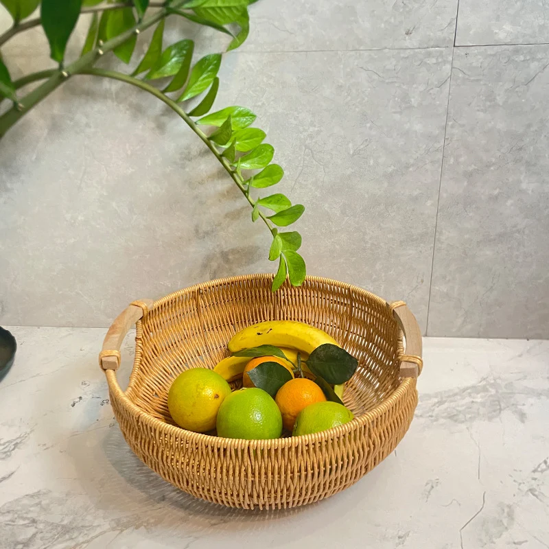 Decorative Wicker Storage Basket Stornfield