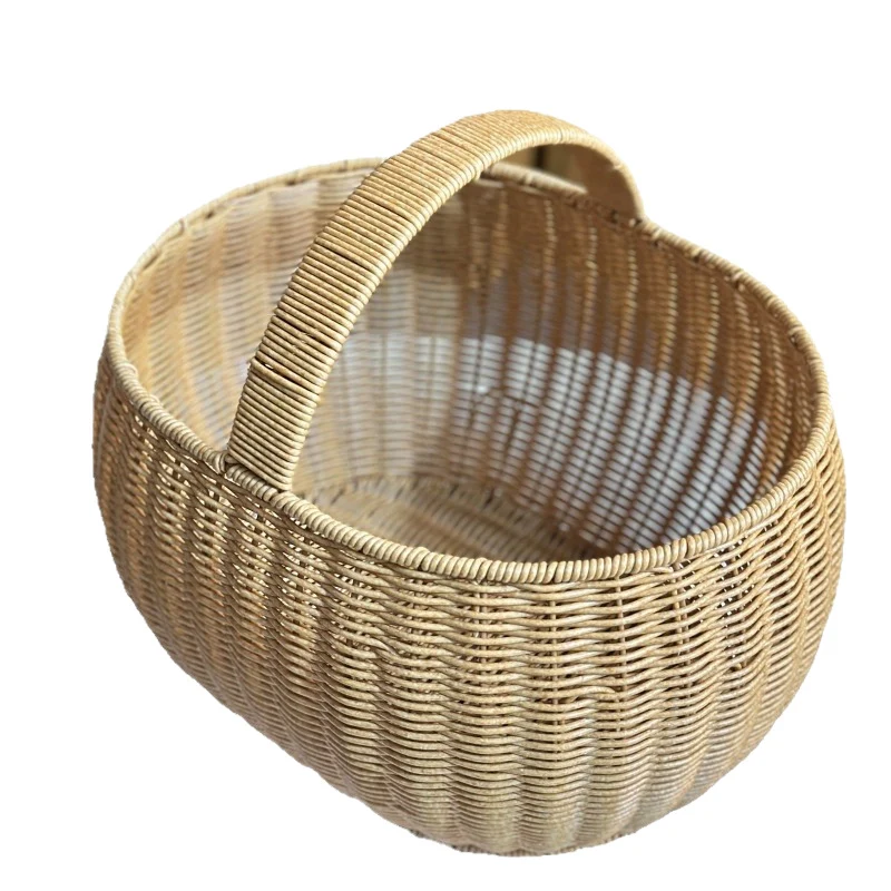 Decorative Round Woven Serving Tray Stornfield