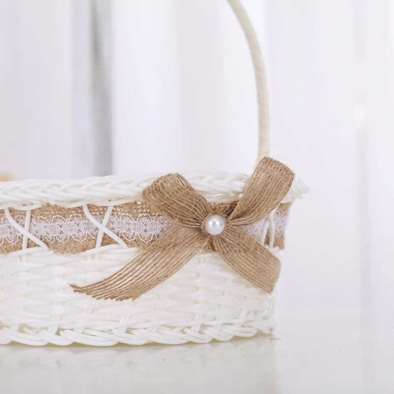 Decorative Floral Woven Basket Set Stornfield