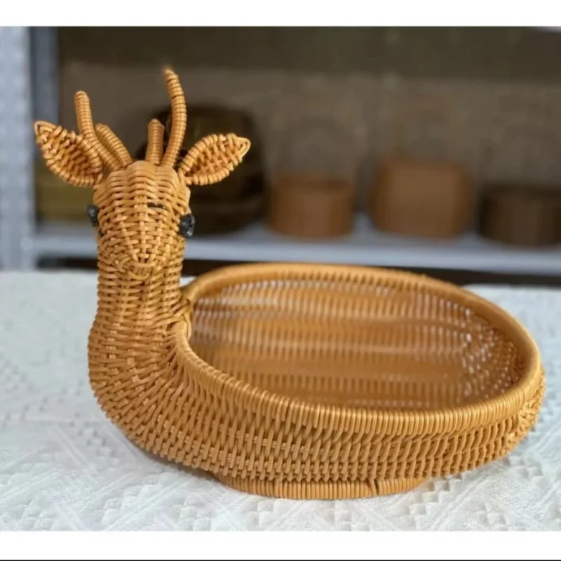 Cute Bunny-Shaped Woven Storage Basket Stornfield