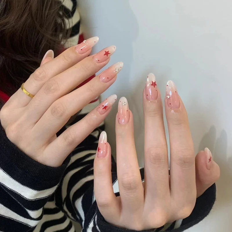 Glossy Decorative Press-On Nails Set Stornfield