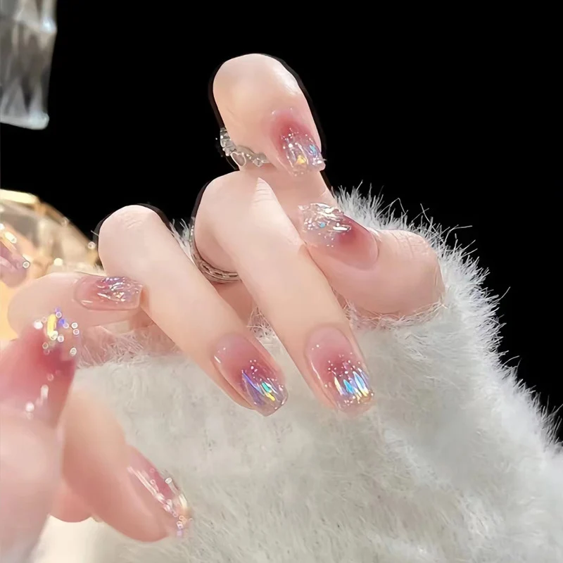 Glitter Ombre Press-On Nails Stornfield