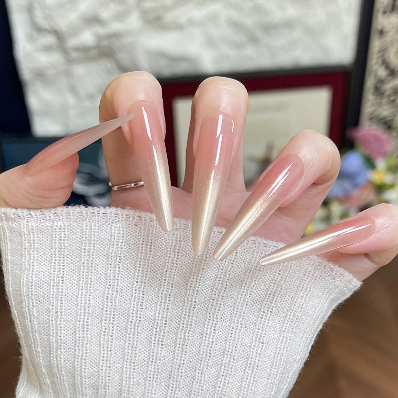 Glamorous Stiletto Press-On Nail Extensions Stornfield