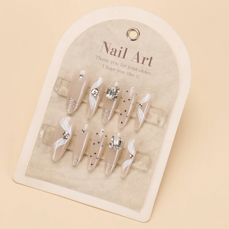 Glamorous Rhinestone Nail Art Stornfield