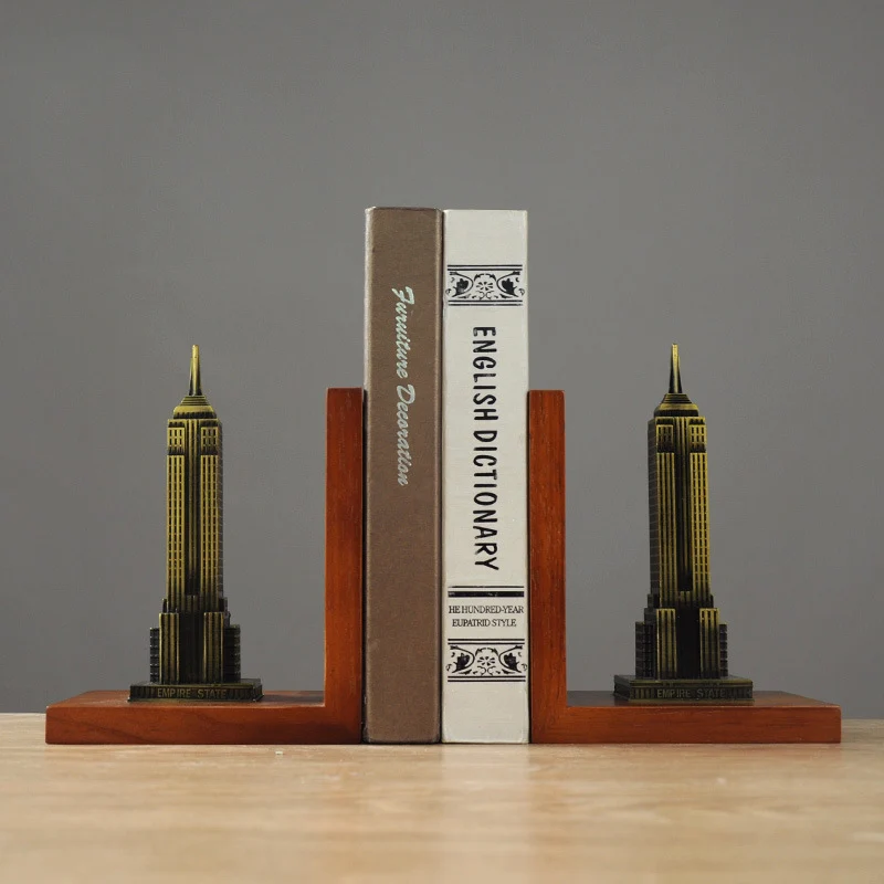 Moderne architektonische Buchstützen
